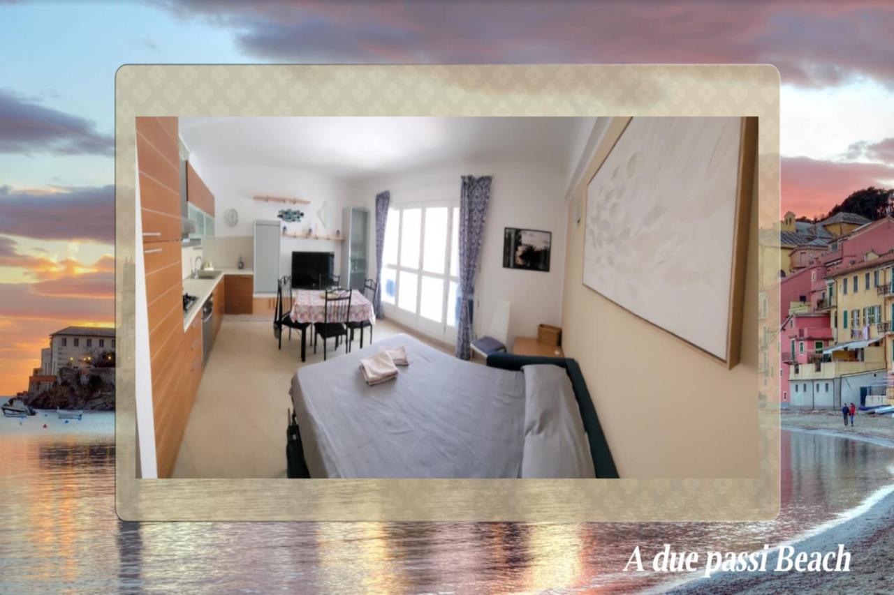A Due Passi Beach Сестри Леванте Екстериор снимка