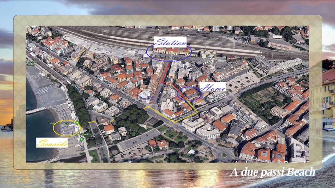 A Due Passi Beach Сестри Леванте Екстериор снимка